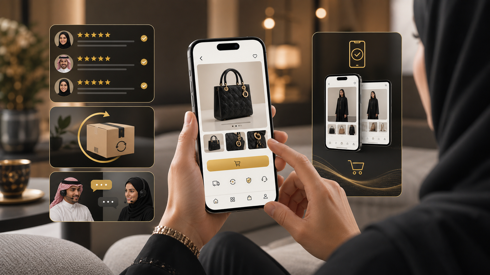 Customer reviews returns support and mobile UX building buyer confidence